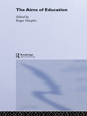 cover image of The Aims of Education